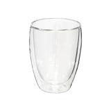 2PC DOUBLE WALL GLASS CUP 350ML