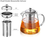 550ml Glass Ice Tea Brewer with Stainless Steel Infuser