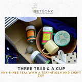 THREE TEAS & A CUP