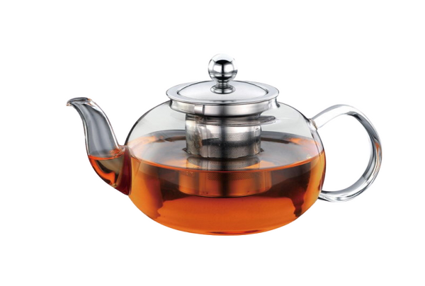 Coffee tea sets 600ml borosilicate glass teapot tea stainless steel filte  infuser lid modern tea pot tool kettle